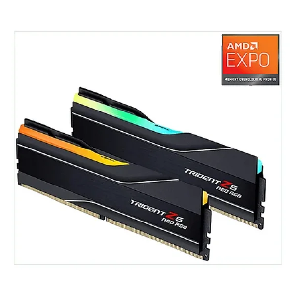 Gskill TZ5 Neo RGB DDR5-6000Mhz 32Gb (2x16GB) Cl36 Dual (36-36-36-96) XMP/Expo Ram - Görsel 3