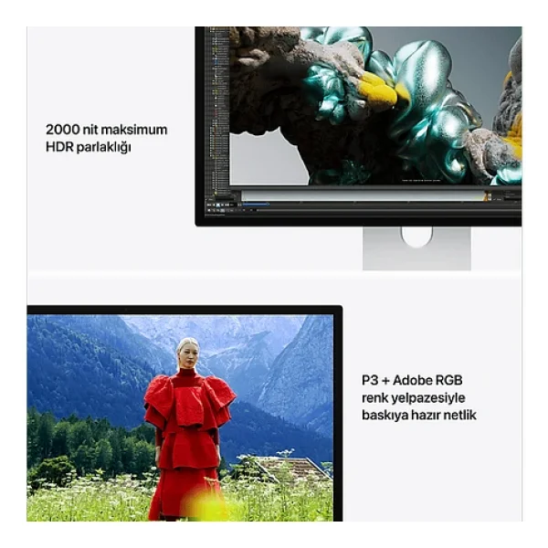 Apple Studio Display XDR Standart Cam 27" 5K Standlı Monitör - Görsel 4