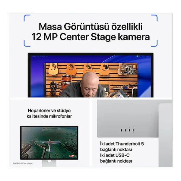 Apple Studio Display XDR Standart Cam 27" 5K Standlı Monitör - Görsel 5