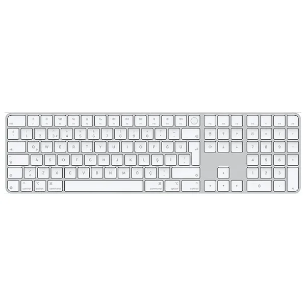 Apple Magic Keyboard Touch ID Sayısal Tuş Takımlı MXK73TQ/A Türkçe Q Kablosuz Klavye - Görsel 5