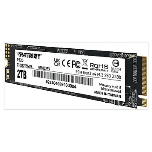 Patriot P320 P320P2TBM28 PCI-Express 3.0 2 TB M.2 SSD - Görsel 5