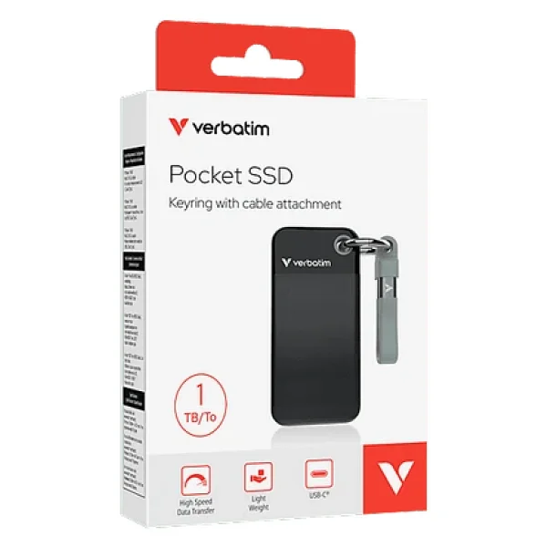 Verbatim Pocket 32190 Gri USB 3.2 1 TB Taşınabilir SSD - Görsel 7