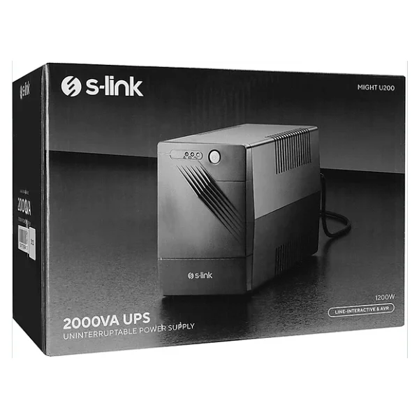 S-link Might U200 2.000 VA Line Interactive Kesintisiz Güç Kaynağı - Görsel 5