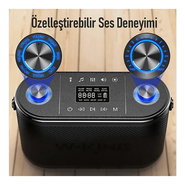 W-King H10 Bluetooth Hoparlör - Görsel 6