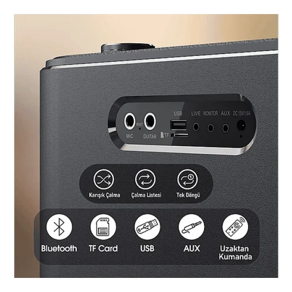 W-King H10 Bluetooth Hoparlör - Görsel 5