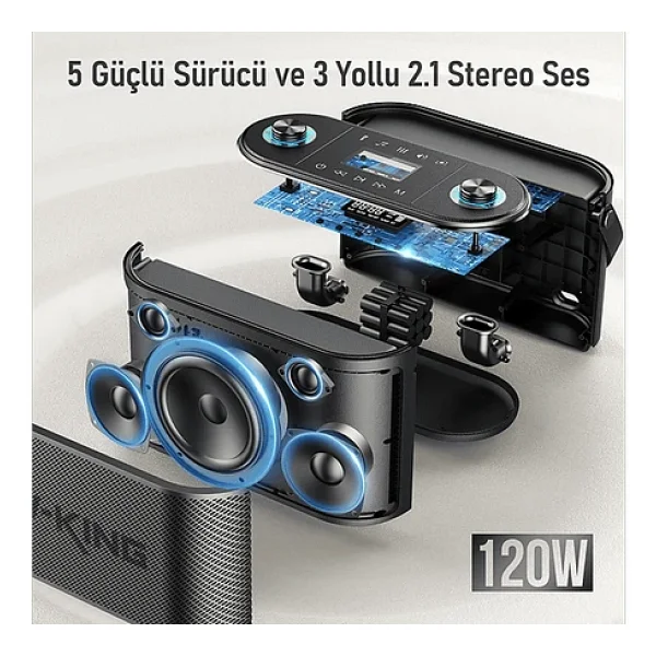 W-King H10 Bluetooth Hoparlör - Görsel 7