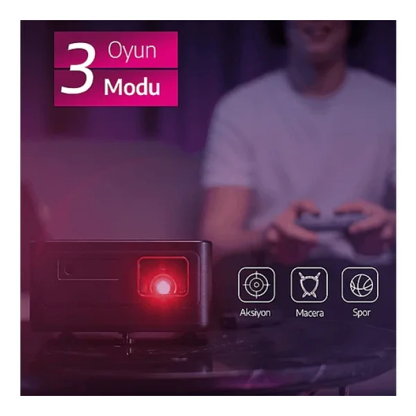 Philips GamePix 900 GMX900 1000 Lümen LED 4K Projeksiyon Cihazı - Görsel 7
