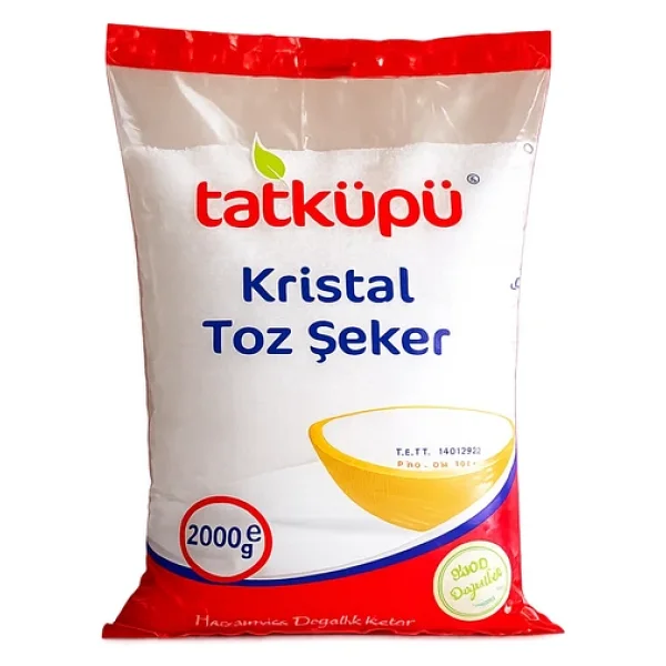 Tatküpü Toz Şeker 2 Kg X 4 Adet - Görsel 6