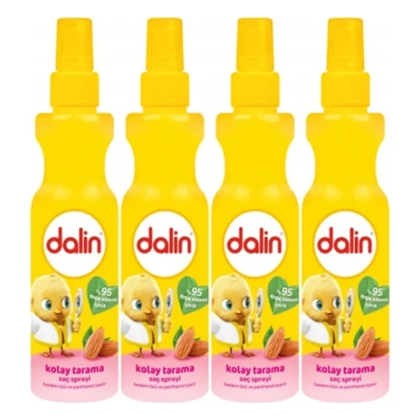 Dalin Badem Özlü 200 ml 4 Adet Kolay Tarama Spreyi - Görsel 4
