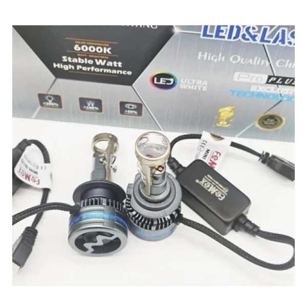 Femex Pro Plus H7 Mercekli Mini Bi-Led 110W 25000 Lumen - Görsel 7