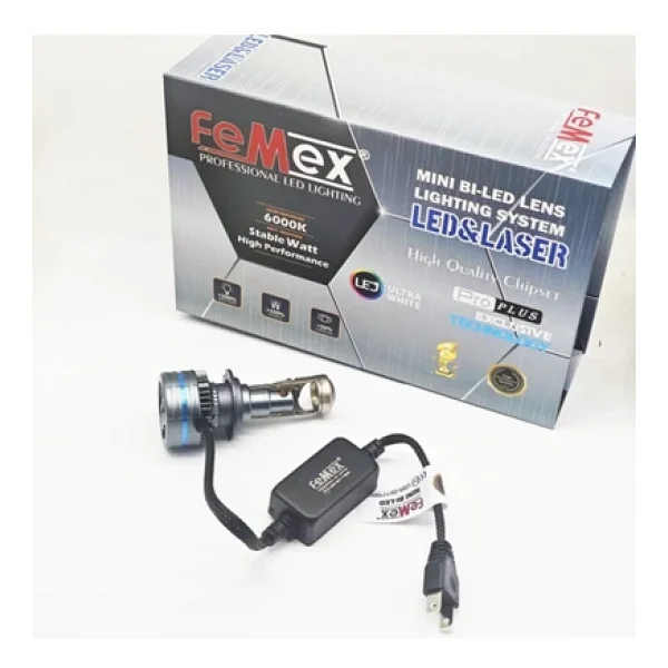 Femex Pro Plus H7 Mercekli Mini Bi-Led 110W 25000 Lumen - Görsel 8