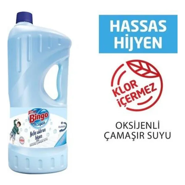Bingo Oksijen Okaliptus Çamaşır Suyu 1.852 lt - Görsel 4