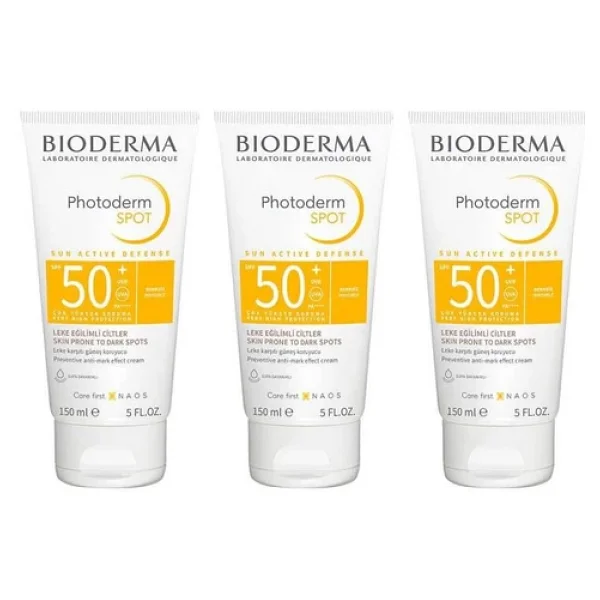 Bioderma Photoderm Spot Leke Karşıtı 150 ml 3 Adet 50 Faktör Güneş Kremi - Görsel 6