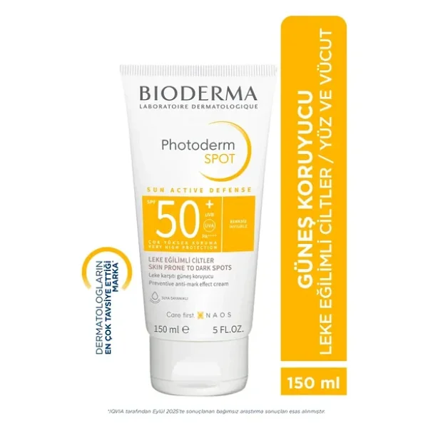 Bioderma Photoderm Spot Leke Karşıtı 150 ml 2 Adet 50 Faktör Güneş Kremi - Görsel 4