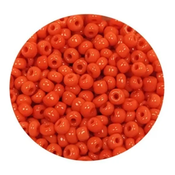 Dökme Cam Kum Boncuk (11/0) 2 mm - 60 Gram - Turuncu - BNC048 - Görsel 2