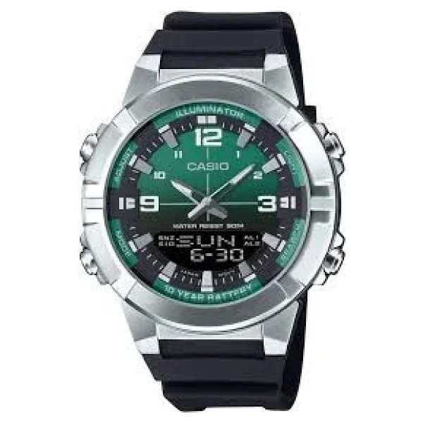 Casio Standart AMW-870 Silikon Kordon Erkek Kol Saati - Görsel 6