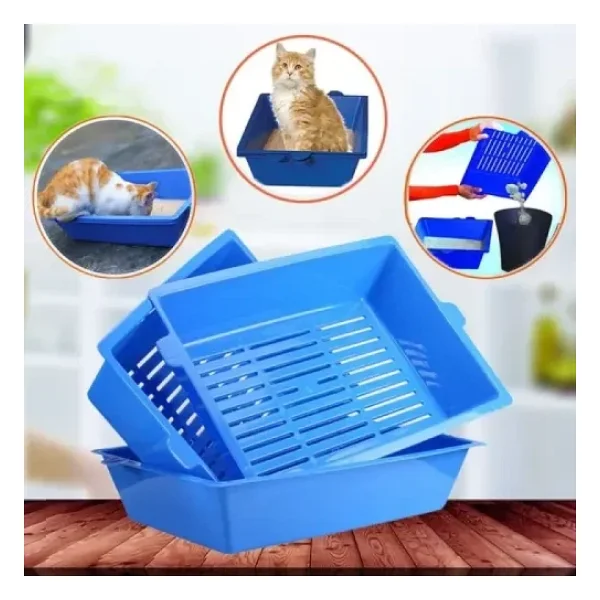 3 Katlı Elekli Kedi Tuvaleti - Görsel 4