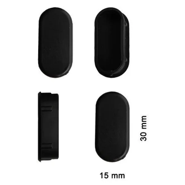 Oval Profil İç Tapa 15x30 Mm 4 Adet - Görsel 5