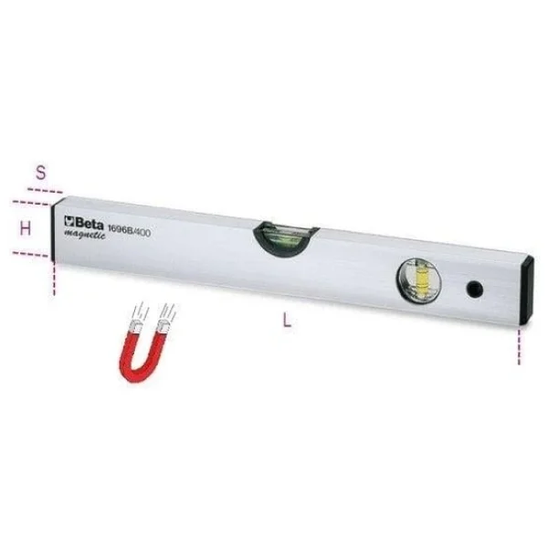 Beta 1696B 500 mm Manyetik Su Terazisi - Görsel 3