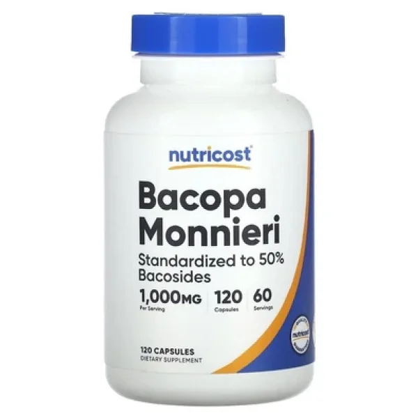 Nutricost Bacopa Monnieri 1000 mg 120 Kapsül - Görsel 4