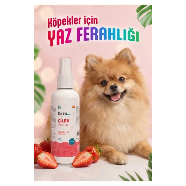 Reflex Care Çilek Kokulu 125 ml Köpek Kolonyası - Görsel 7