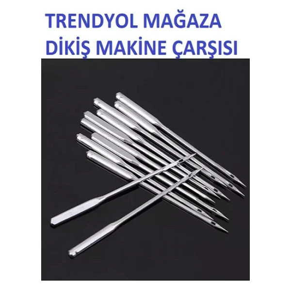 Zetina Singer Beko Bindallı Zenıth Ev Tipi Dikiş Makine Iğne 11/75 No Ince Kumaşlara (10 ADET) - Görsel 2