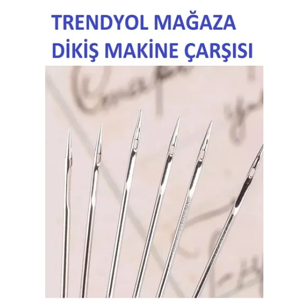 Zetina Singer Beko Bindallı Zenıth Ev Tipi Dikiş Makine Iğne 11/75 No Ince Kumaşlara (10 ADET) - Görsel 4
