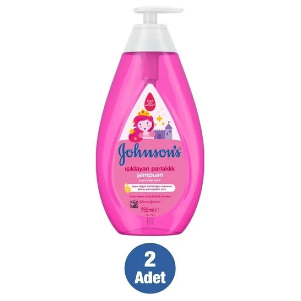 Johnson's Baby Işıldayan Parlaklık Bebek Şampuanı 750 ml 2 Adet - Görsel 2