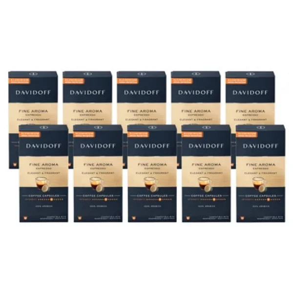 Davidoff Fine Aroma Espresso Elegant ve Fragrant Kapsül Kahve 10'lu 10 Adet - Görsel 6