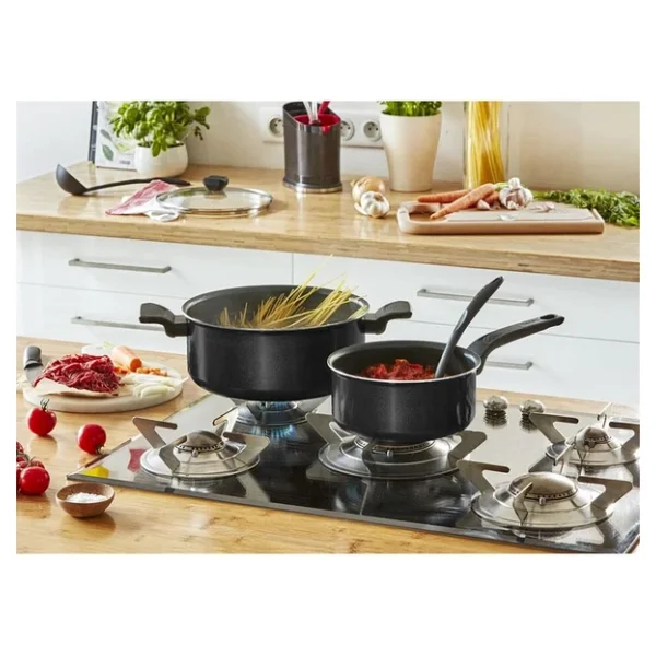 Tefal 1X Simply Clean 28 cm Titanyum Kısa Tencere - Görsel 6