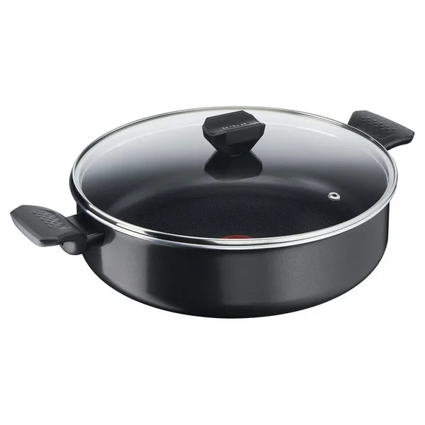 Tefal 1X Simply Clean 28 cm Titanyum Kısa Tencere - Görsel 3