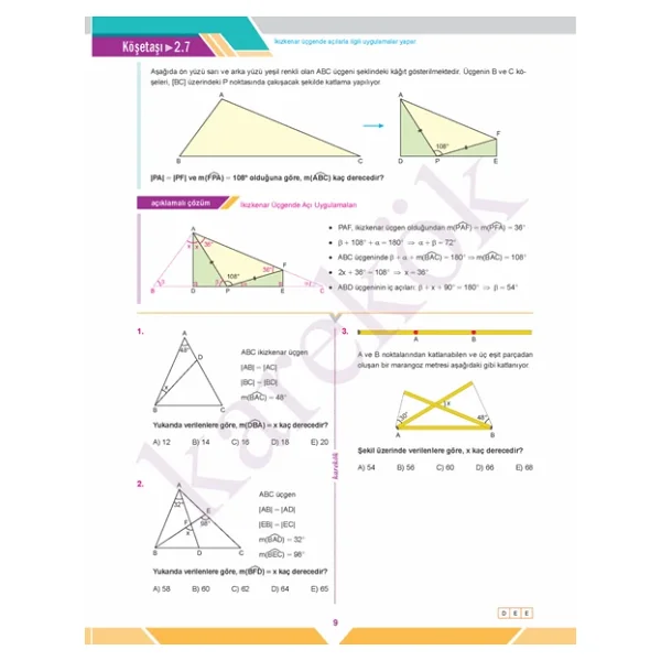 TYT-AYT MPS Geometri 1. Kitap Konu Anlatımı Soru Bankası - Görsel 3