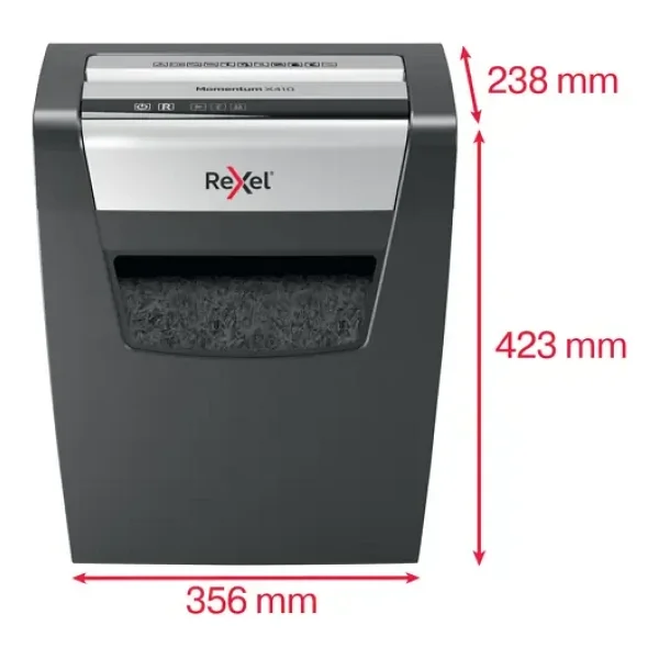 Rexel Momentum X410 Slimline Evrak İmha Makinesi - Görsel 5