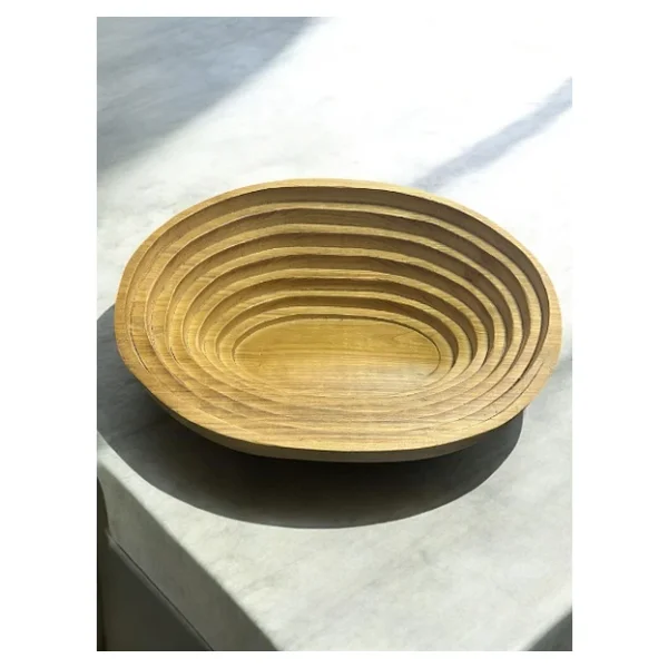 Evcil Hayvan Oval Ahşap Yatak - Görsel 2