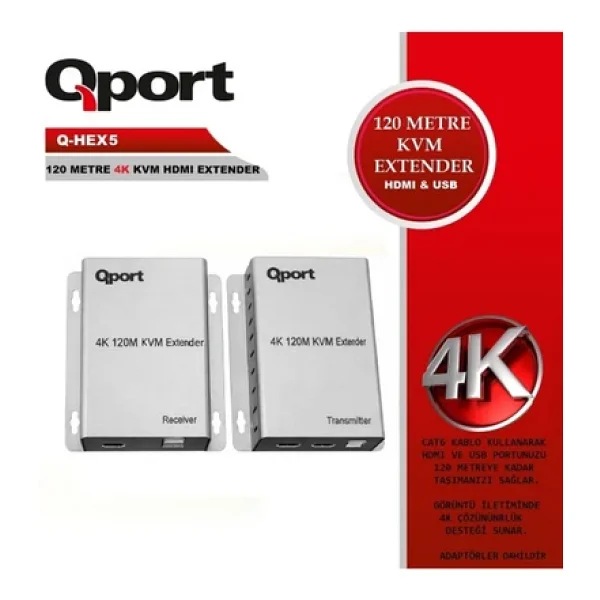 Qport Q-HEX5 KVM Switch - Görsel 2