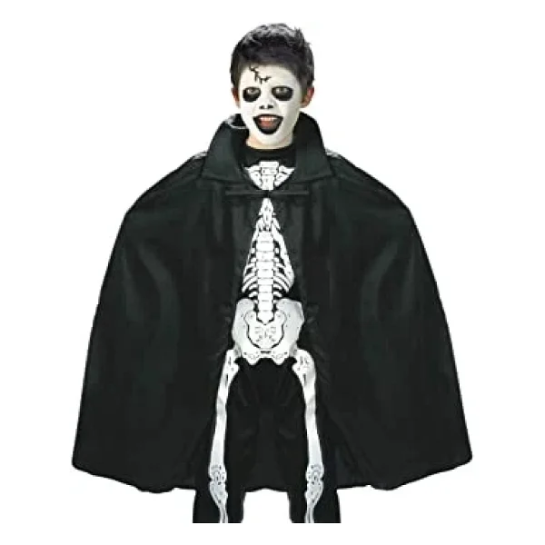 Mey İthalat Siyah Renk Yakalı Halloween Pelerini 90 cm - Görsel 4