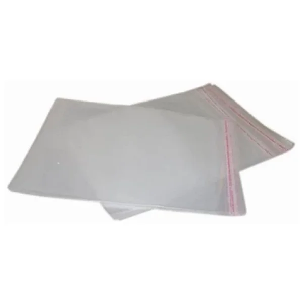 25X30+5 Cm. (25X35) 1.000 Adet Şeffaf Bantlı Yapışkanlı Jelatin Poşet - Görsel 4