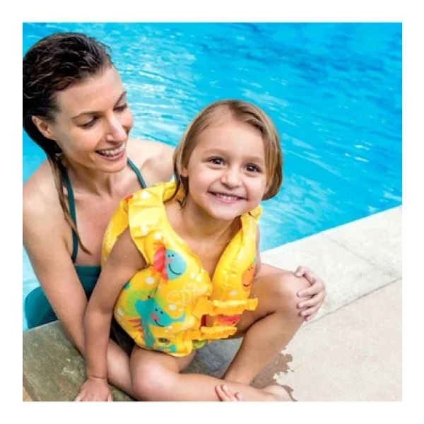 Intex Deniz Yeleği - Şişme Can Yeleği - Yüzme Can Yeleği - Swim Vest - Şişme Cankurtaran Yelek 41x30 cm. - Görsel 6
