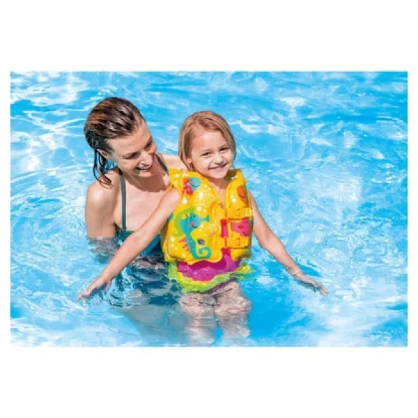 Intex Deniz Yeleği - Şişme Can Yeleği - Yüzme Can Yeleği - Swim Vest - Şişme Cankurtaran Yelek 41x30 cm. - Görsel 4