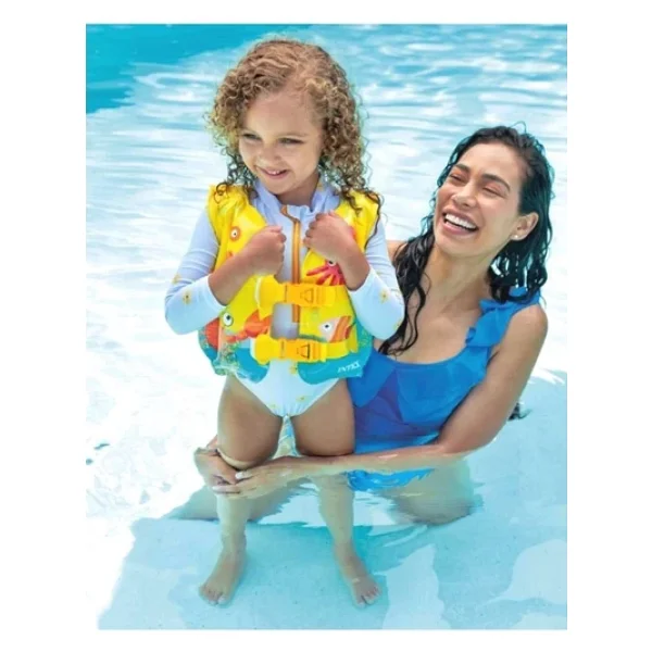 Intex Deniz Yeleği - Şişme Can Yeleği - Yüzme Can Yeleği - Swim Vest - Şişme Cankurtaran Yelek 41x30 cm. - Görsel 2