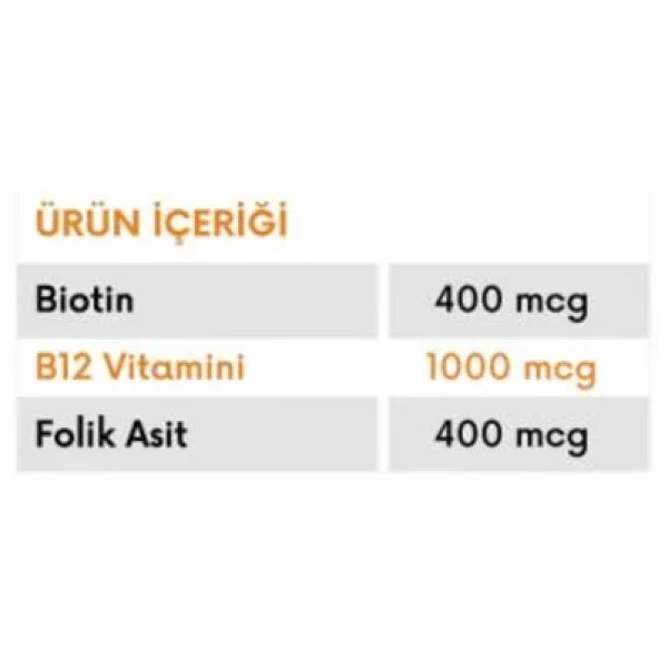 New Life B12 Plus 30 Dilaltı Tablet 2'li - Görsel 7