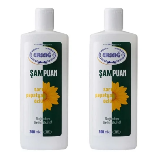 Ersağ Sarı Papatya Özlü Şampuan 300 ml 2 Adet - Görsel 4