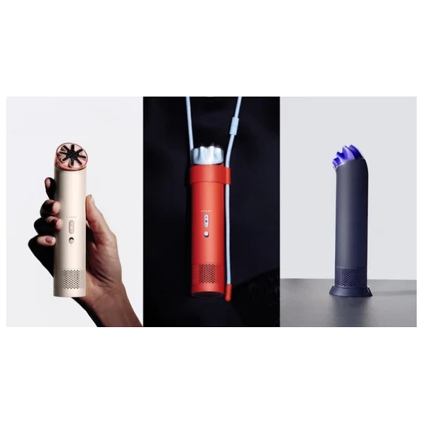 Dyson HushJet Mini Cool Carnelian Sky Şarjlı El Tipi Vantilatör - Görsel 4