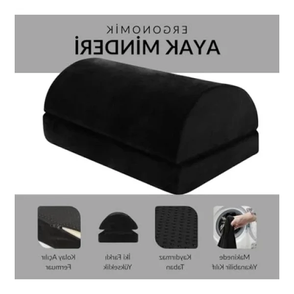 Ergonomik Visco Ayak Minderi, Çok Amaçlı Rahatlatıcı Yastık - Görsel 2