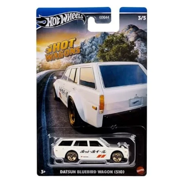 Hot Wheels Hot Wagons Datsun Bluebird Wagon (510) HRR88 - Görsel 9