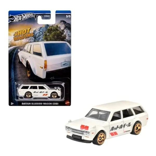 Hot Wheels Hot Wagons Datsun Bluebird Wagon (510) HRR88 - Görsel 7