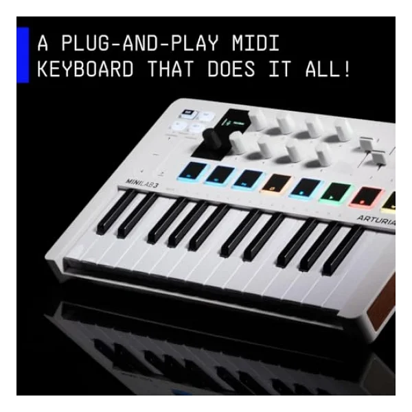 Arturia Minilab 3 Beyaz Midi Klavye - Görsel 7