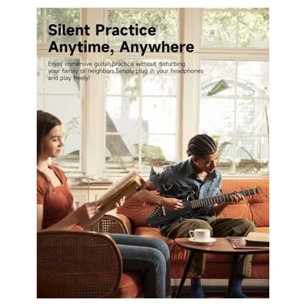 Donner HUSH-I Silent Gitar - Görsel 9