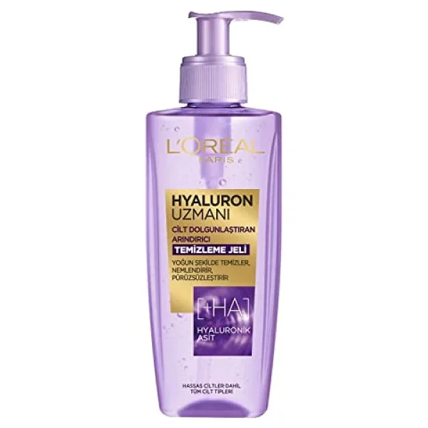 L'Oreal Paris Hyaluron Uzmanı 200 ml Yüz Temizleme Jeli - Görsel 2