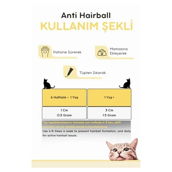 Malt Paste 100 Gr.(Kediler İçin Kusma Ve Tüy Yumağı Oluşumu Önleyici Malt Macun) Kedi Maltı - Görsel 3